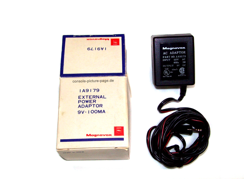 Magnavox Odyssey Standard PSU 9V AC External Power Adaptor 1A9179 BK01[RN:5-3] [YR:72] [SC:US] [MC:US]