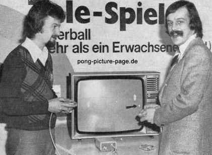 Very early Pong article in a German magazine 1975 (Philips ES-2201 Telespiel Prototype)