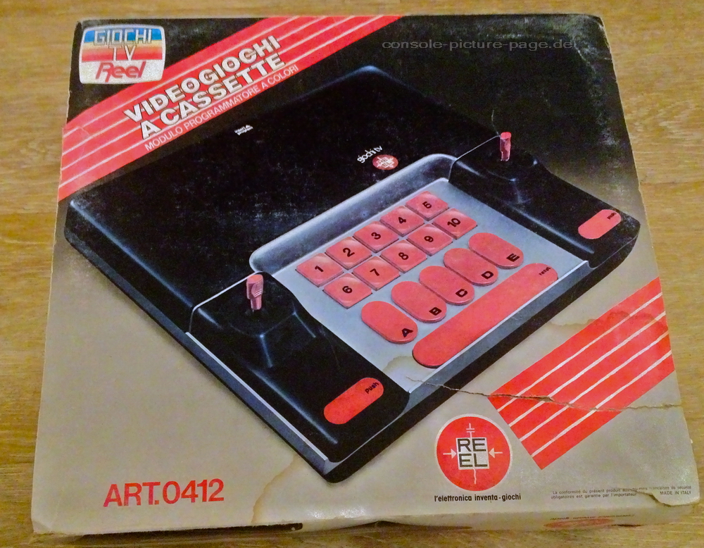 Reel RE-EL Giochi TV-10 Videogiochi a Cassette-Modulo Programmatore A Colori (black - red knobs)