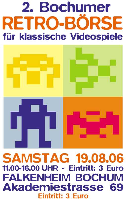 August 19th 2006 - 2nd Retro Bourse Bochum - classic videogames