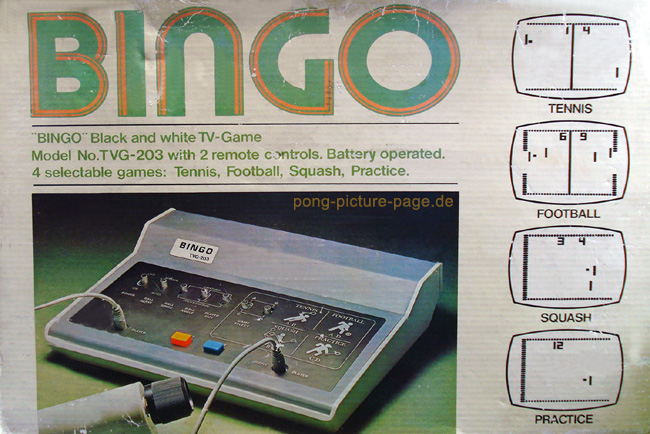 Bingo TVG-203 (4 Games)