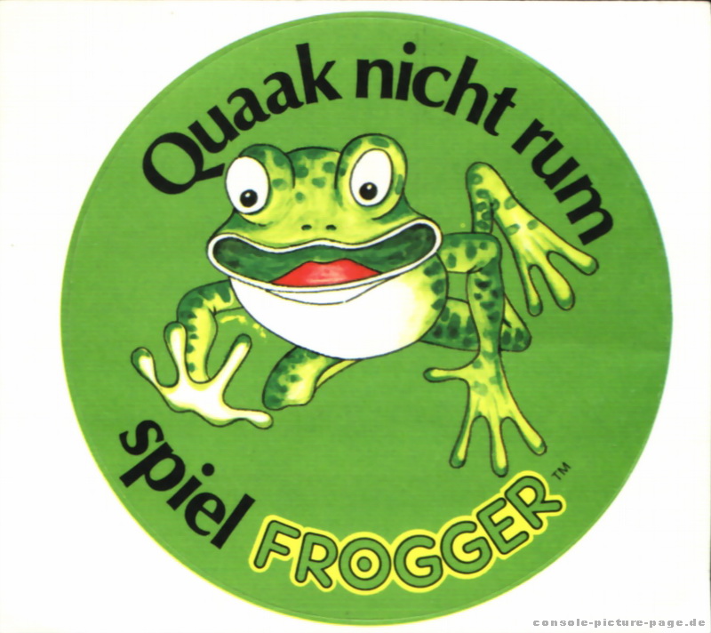 Parker "Quaak nicht rum, spiel Frogger" Sticker [RN:5-4] [YR:xx] [SC:DE]