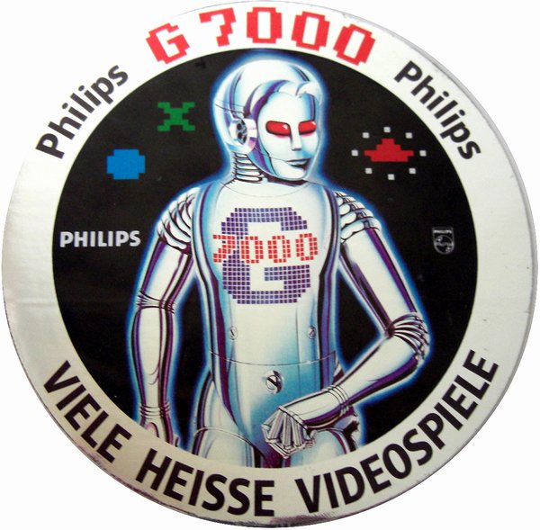 Philips Videopac G-7000 "Viele Heisse Videospiele" Sticker