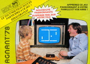 Gracia TV Game R-1800 "Home's TV Set" Boomerang Pong "Soyez Gagnant" Ad