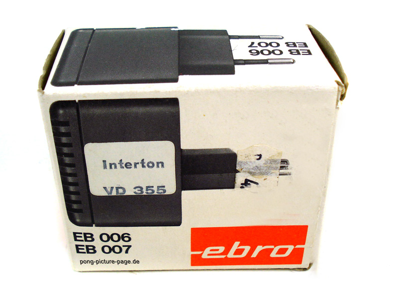 Interton PSU 9V Adaptor VD-355 (Ebro EB 006 & 007)