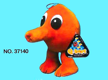 Kenner Q*bert plush character (12 inch) No. 37140 (Q-bert Qbert)