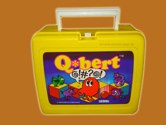 Aladdin KST (King Seeley Thermos) Q*bert School Lunch Kit Lunchbox (Q-bert, Qbert) [RN:7-4] [YR:83][SC:US][MC:US]