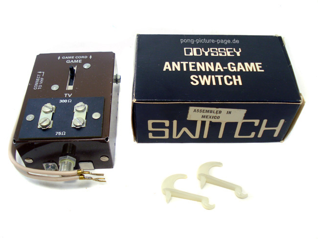 Magnavox Odyssey 1TL001 Antenna Game Switch [RN:6-2] [YR:72] [SC:US] [MC:MX]
