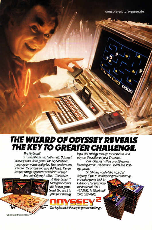 Magnavox Odyssey 2 "The Wizard" Ad [RN:5-6][YR:xx] [MC:US]