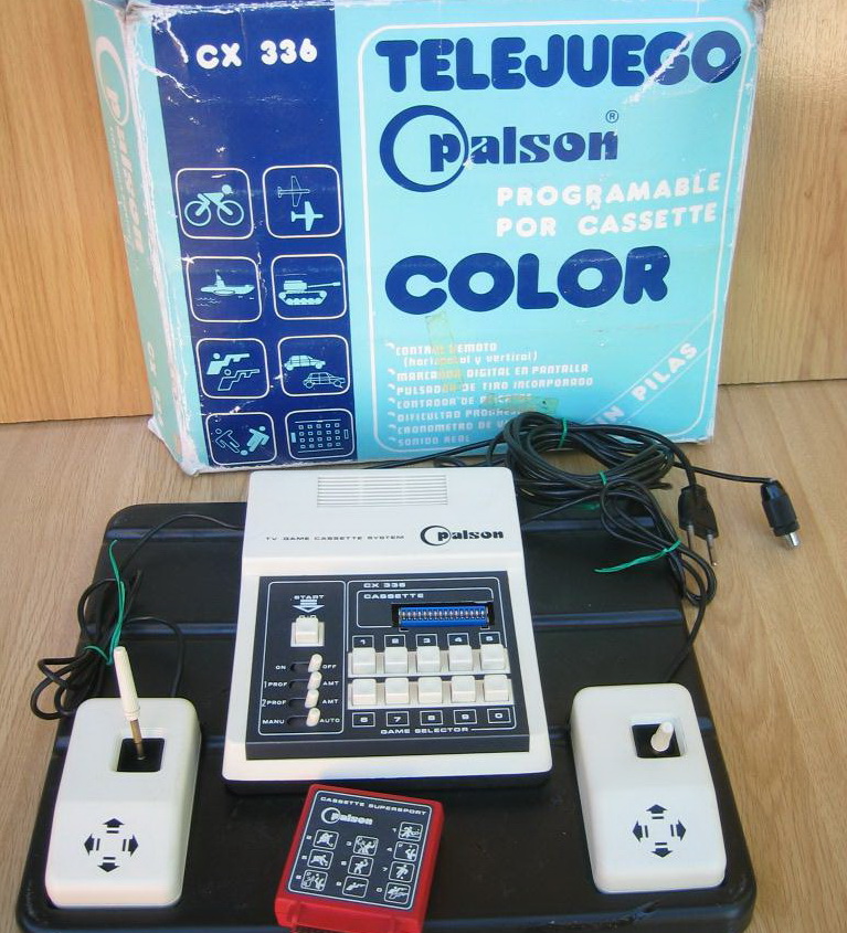 Palson CX.336 Telejuego TV Game Cassette System (white)