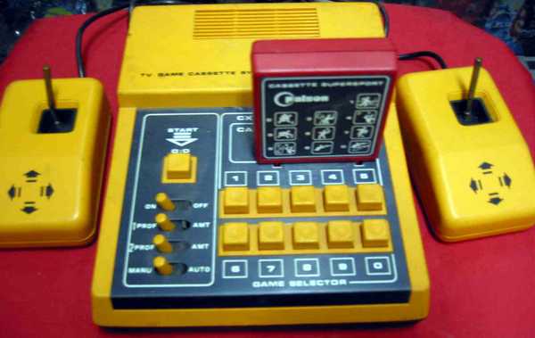 Palson CX.336 Telejuego TV Game Cassette System (yellow-orange)