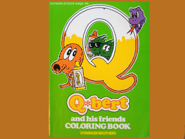 Parker Brothers Q*bert and his friends - Coloring Book (Q-bert Qbert)