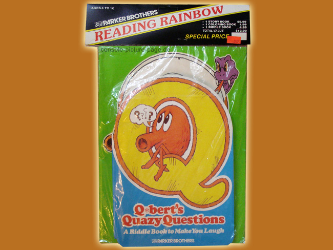 Parker Brothers Q*bert Reading Rainbow - Book Set (Q-bert Qbert) [RN:6-3] [YR:83][SC:US]
