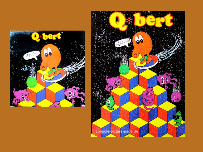 APC (American Publishing Corp.) Q*bert Jigsaw Puzzle (Q-bert, Qbert)
