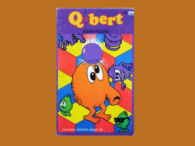 APC (American Publishing Corp.) Q*bert Jigsaw Puzzle (Q-bert, Qbert)