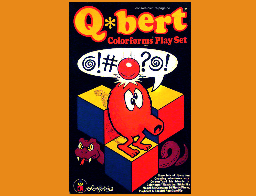 Colorforms Q*bert Play Set (Q-bert, Qbert)