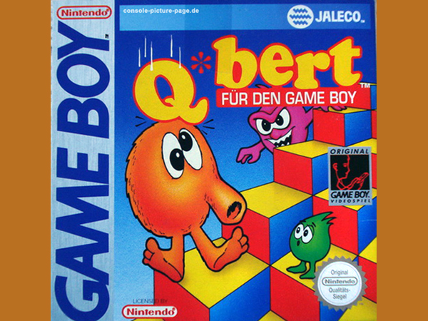 Nintendo (Jaleco) Gameboy Cartridge German Edition Q*bert (Q-bert, Qbert)
