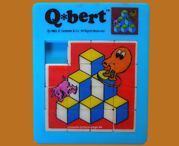 APC (American Publishing Corp.) Q*bert "Schiebe Puzzle" (Q-bert, Qbert)
