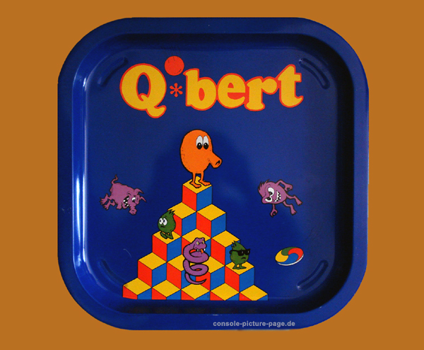 Mylstar Q*bert Metal Snack Tray Salver (Q-bert Qbert)
