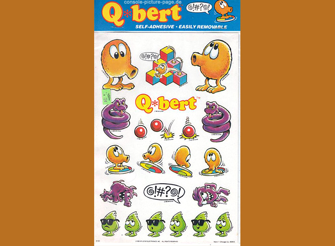 Mark I Q*bert Self-Adhesive Stickers (Q-bert, Qbert)