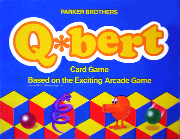 Parker Q*bert Card Game (Q-bert, Qbert)