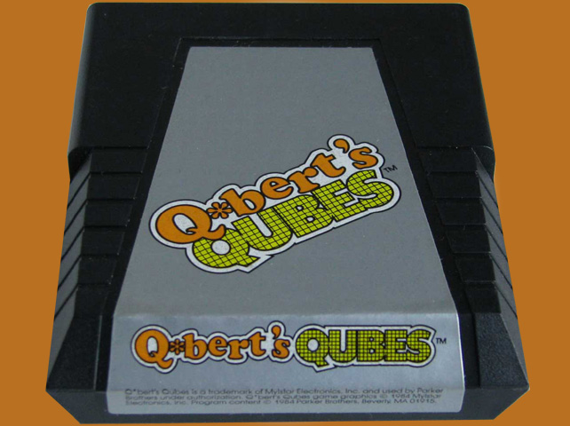 Parker (Colecovision) Q*bert's Qubes Cartridge (Q-bert, Qbert)