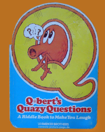 Parker Brothers Q*bert's Quazy Questions Book (Q-bert Qbert) [RN:5-3][YR:83] [SC:US]