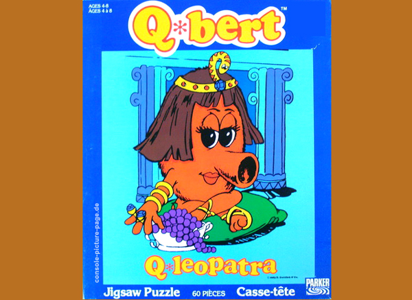 Parker Q*bert Qleopatra Jigsaw Puzzle (Q-bert, Qbert)