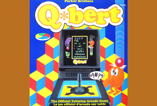 Parker Q*bert Tabletop Arcade Game (Q-bert, Qbert)