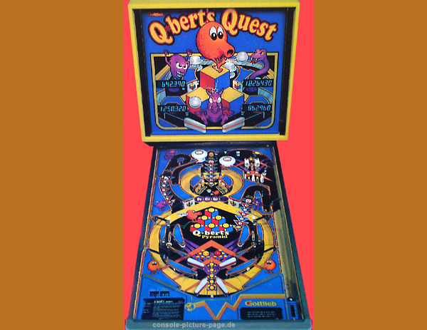 Gottlieb Q*berts Quest Flipper Coin Operated (Q-bert, Qbert)