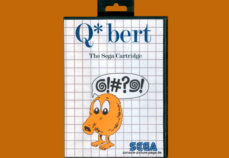 Sega Master System Q*bert The Sega Cartridge "Homebrew" (Q-bert, Qbert)