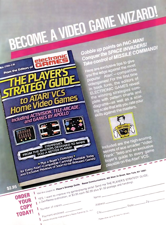 The Player's Strategy Guide to Atari VCS Home Video Games (Reese Communication)