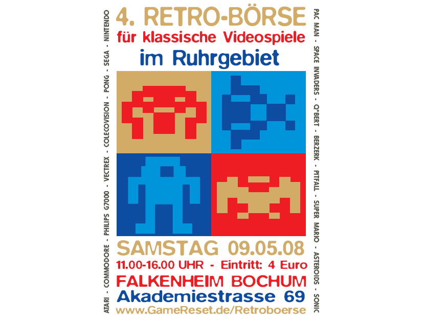 May 9th 2009 - 4th Retro Bourse Bochum - classic videogames