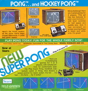 Sears Pong Hockey Pong Super Pong Faltblatt