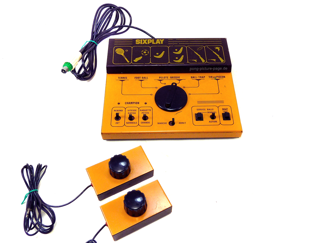 Sixplay (Pong) (Paddles With Dials)