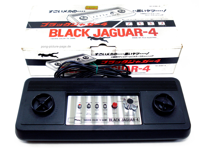 Takara (Fuji Electric) Black Jaguar 4 Color TV Game [RN:6-4] [YR:77] [SC:JP] [MC:JP]
