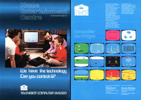 Teleng Television Computer System / Home Entertainment Centre Flyer