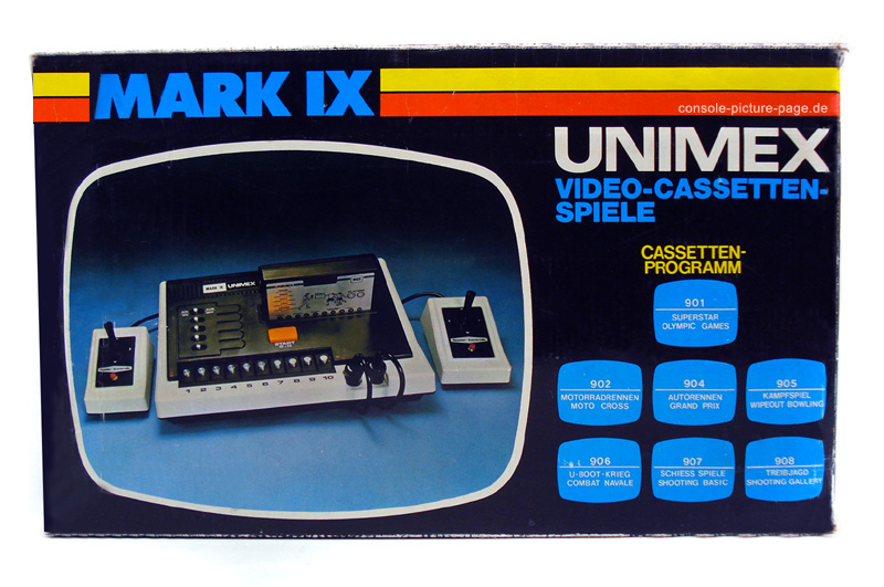 Unimex Mark IX (9015) Video-Cassetten-Spiele white (color)